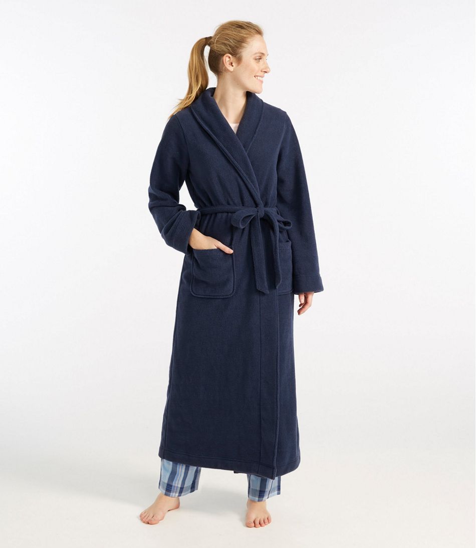 Women's Winter Fleece Robe, Wrap-Front | L.L. Bean
