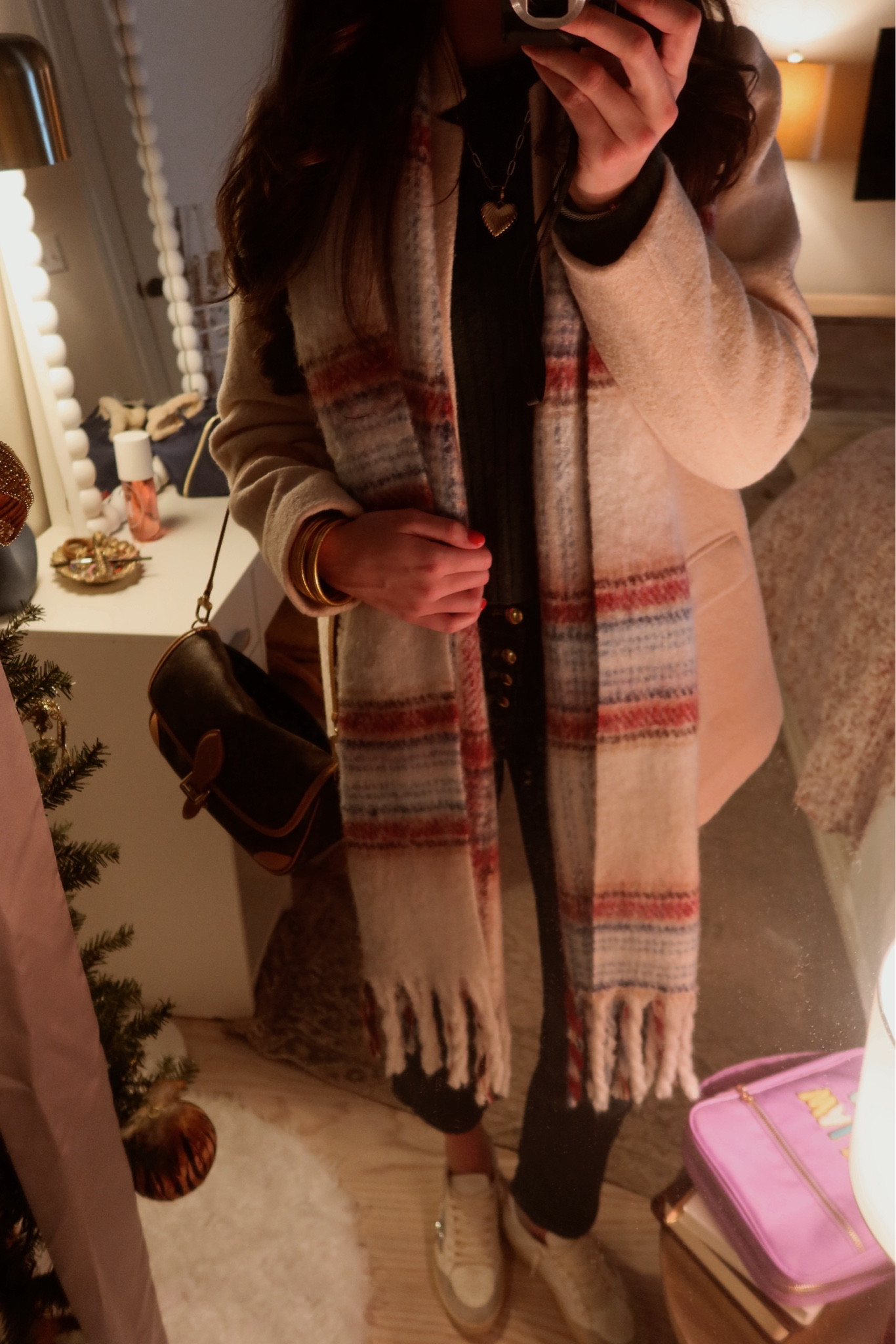 Christmas Eve outfit 🎄✨🪩🩰
Coat - Jcrew (linked similar)
Sweater - Madewell (linked similar)
Jeans - TTS
Scarf - Abercrombie (linked similar)

#LTKStyleTip #LTKBeauty #LTKHoliday