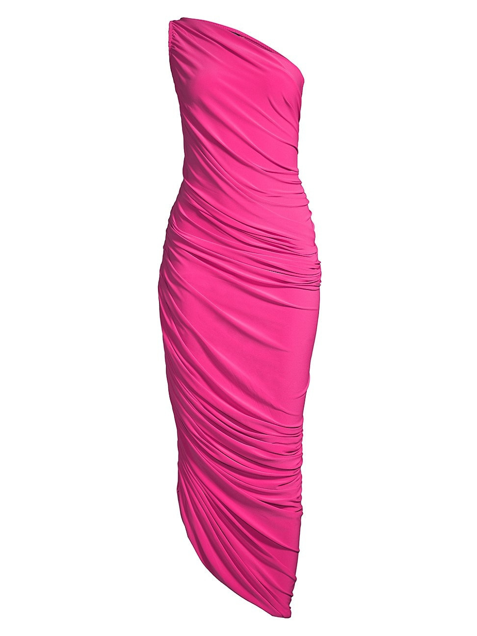 Women's Diana Ruched One-Shoulder Gown - Rose - Size XXS | Saks Fifth Avenue