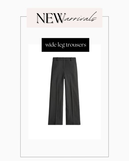 Black wide leg pants for work 

#LTKworkwear