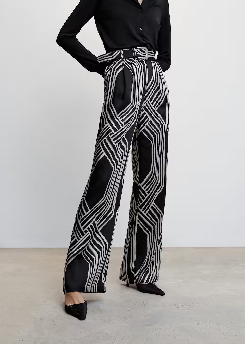 Printed culottes -  Women | Mango USA | MANGO (US)