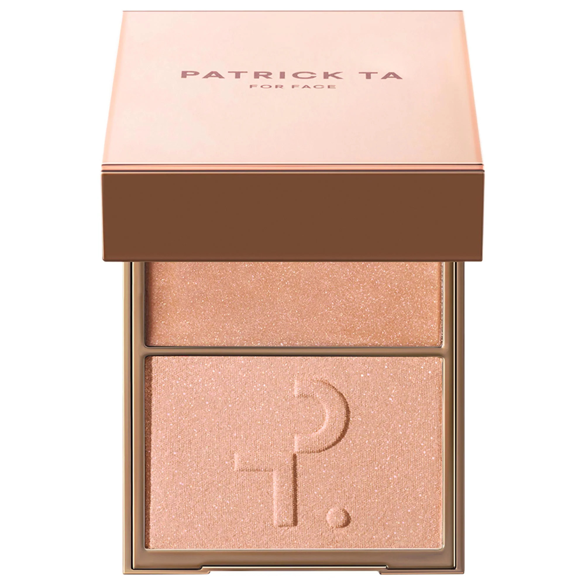 PATRICK TA Major Glow Creme & Powder Light Reflecting Translucent Highlighter Duo Daddy 0.21 oz crème and 0.14 oz powder / 6 g crème and 4 g powder | Sephora (US)