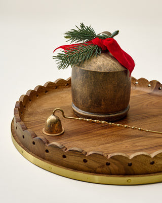Magnolia Antique Brass Bell Candle | Magnolia