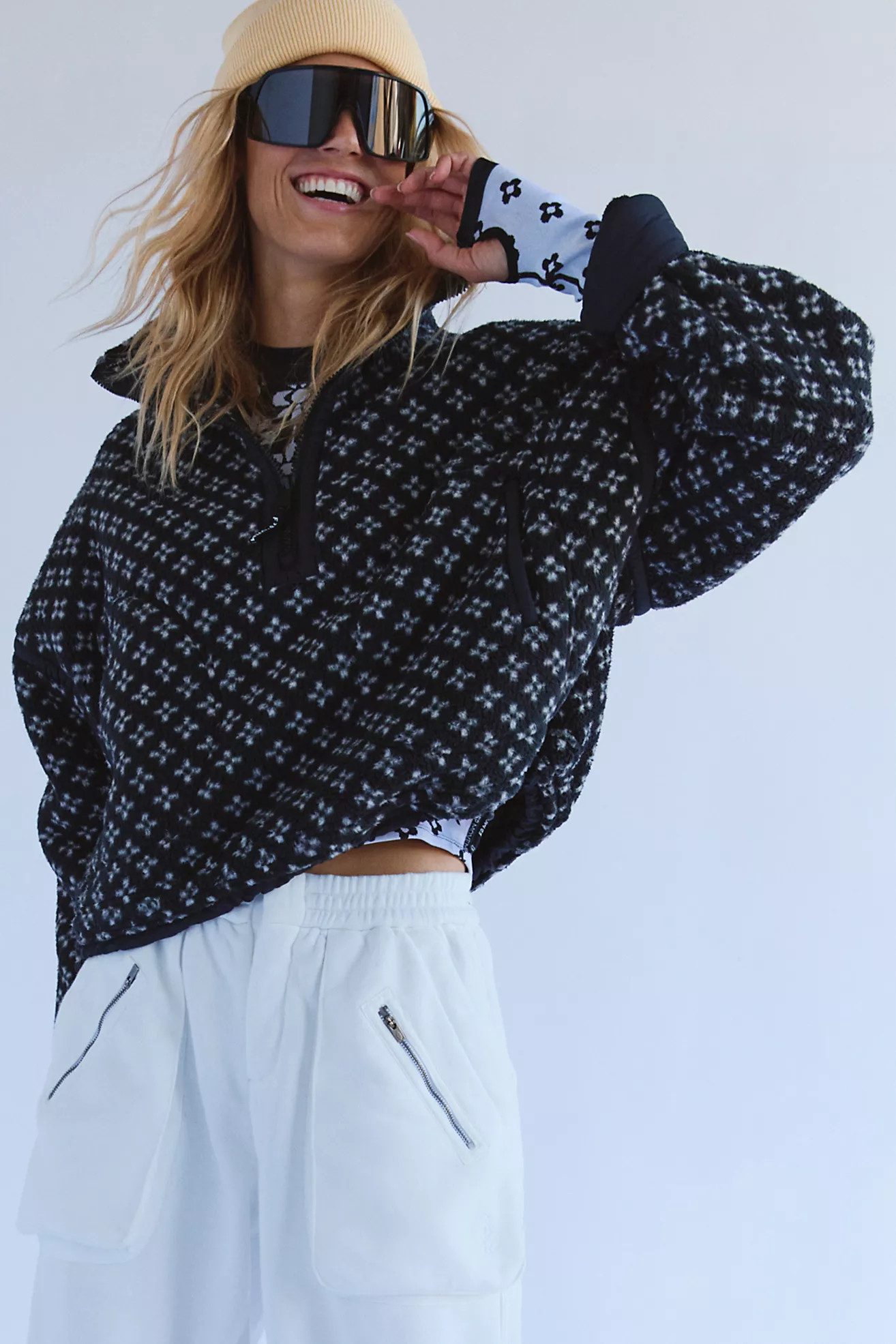 Mountain High Printed Half Zip Fleece | Free People (Global - UK&FR Excluded)