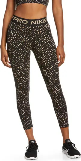 Nike Crop Logo High Waist Dri-FIT Leggings | Nordstrom | Nordstrom