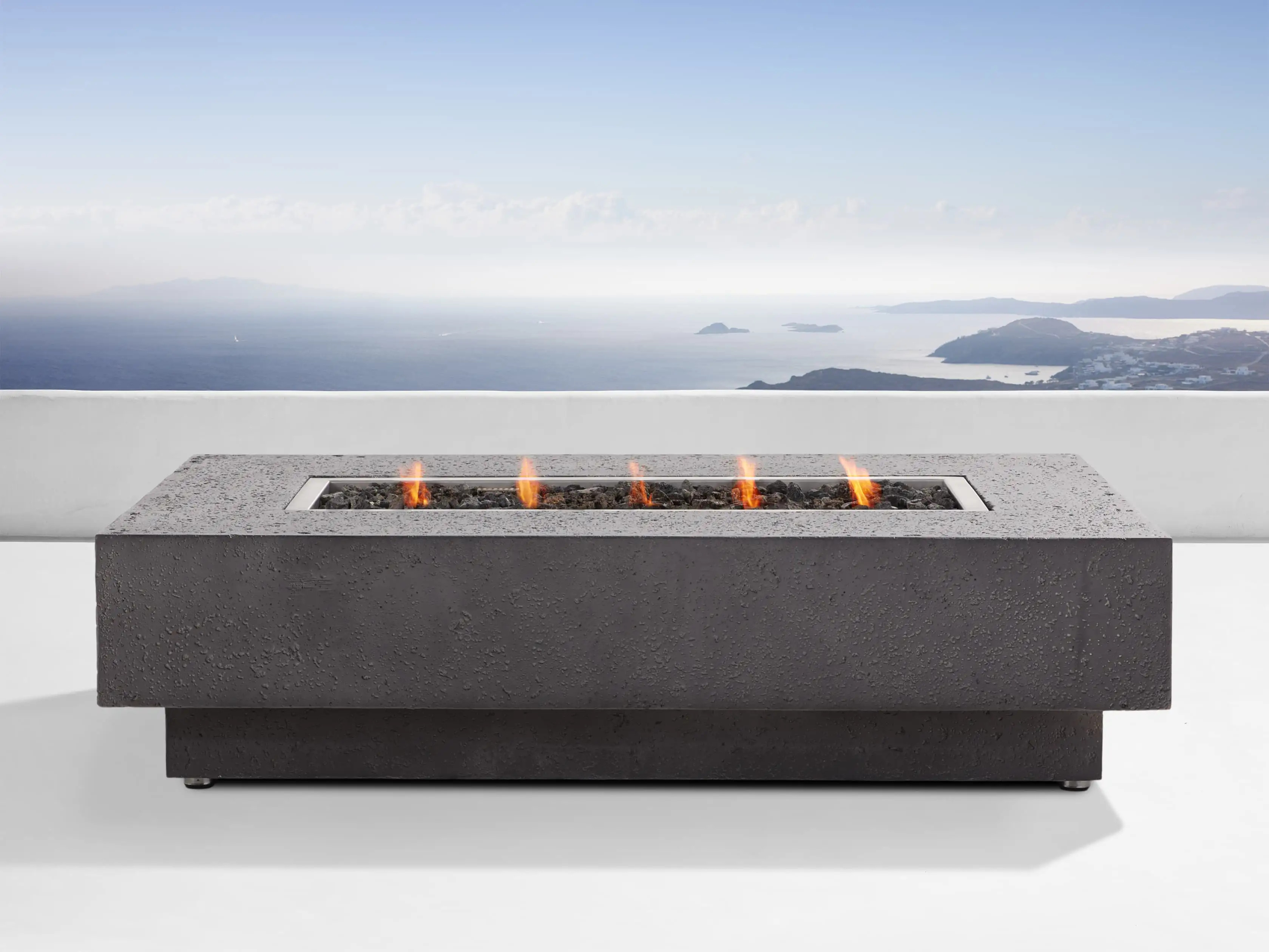 Rectangle Propane Fire Pit | Arhaus