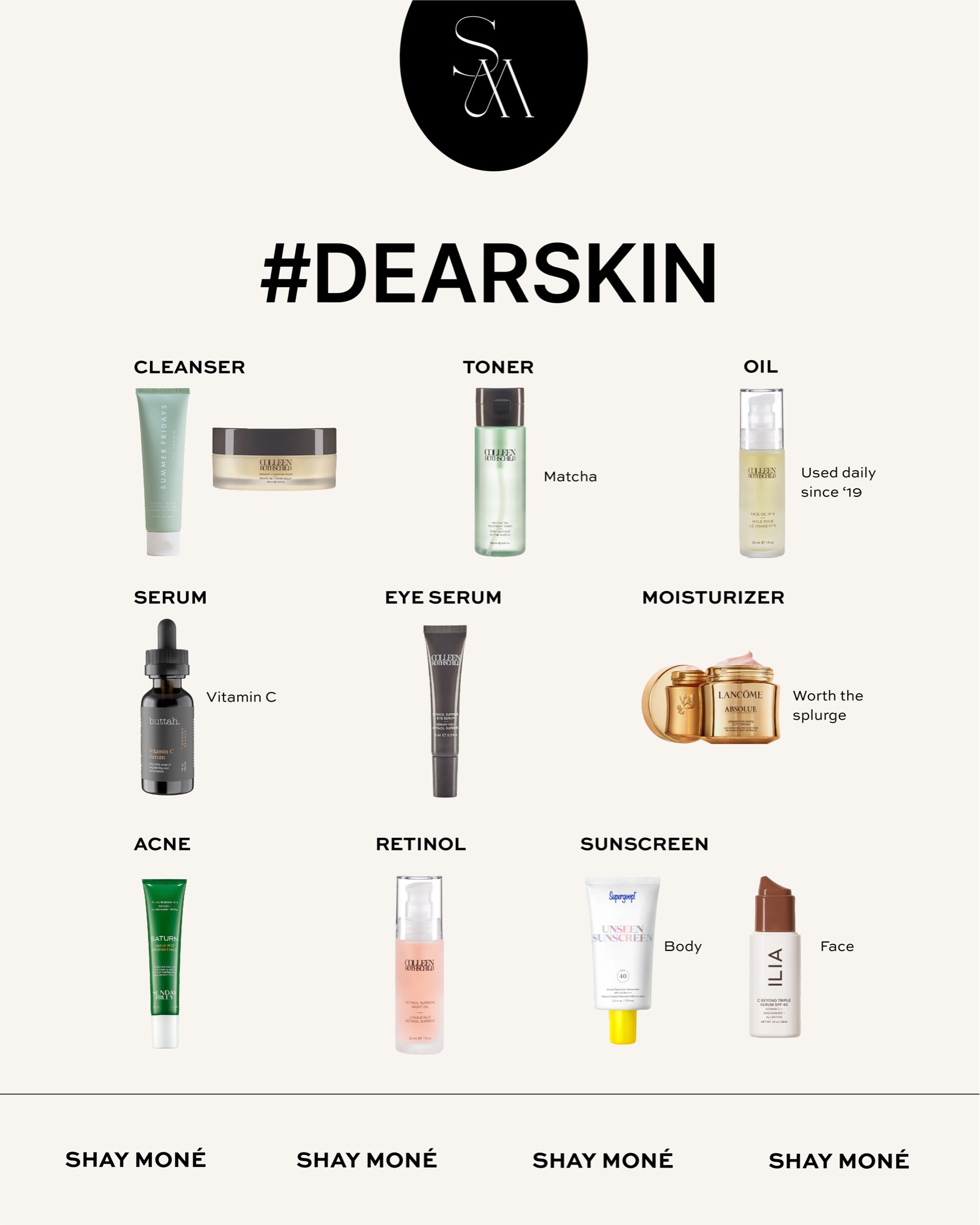 Everything I use on my face, beauty routine! Use code SHAYMONE20 for Buttah and Colleen Rothschild products for 20% off , toner, face oil, retinol, cleanser

#LTKFind #LTKBeautySale #LTKbeauty