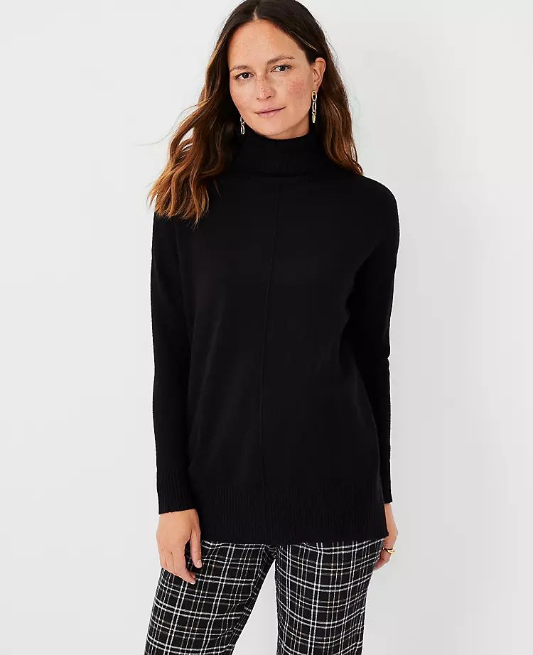 Turtleneck Tunic Sweater | Ann Taylor (US)