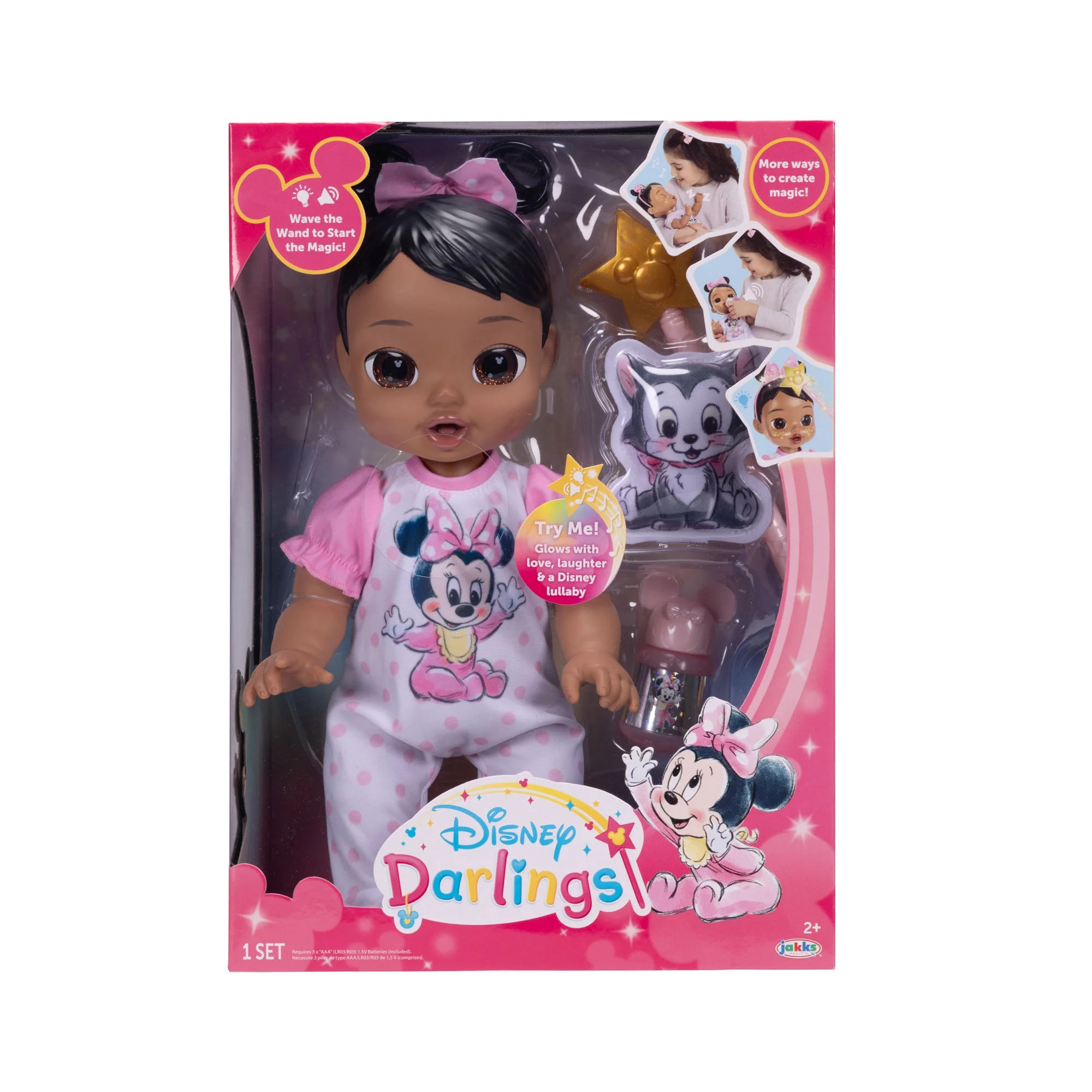 Disney Darlings Deluxe Minnie Mouse Feature Baby Doll for Child Ages 3+ | Walmart (US)