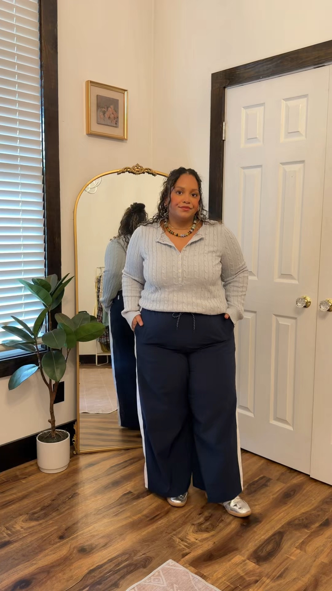 Aerie new arrivals- cable knit top with the trendy track pants 
Top XL
Pants XL short @Aerie #aeriepartner #aeriereal #aerie

#LTKSaleAlert #LTKPlusSize #LTKPetite