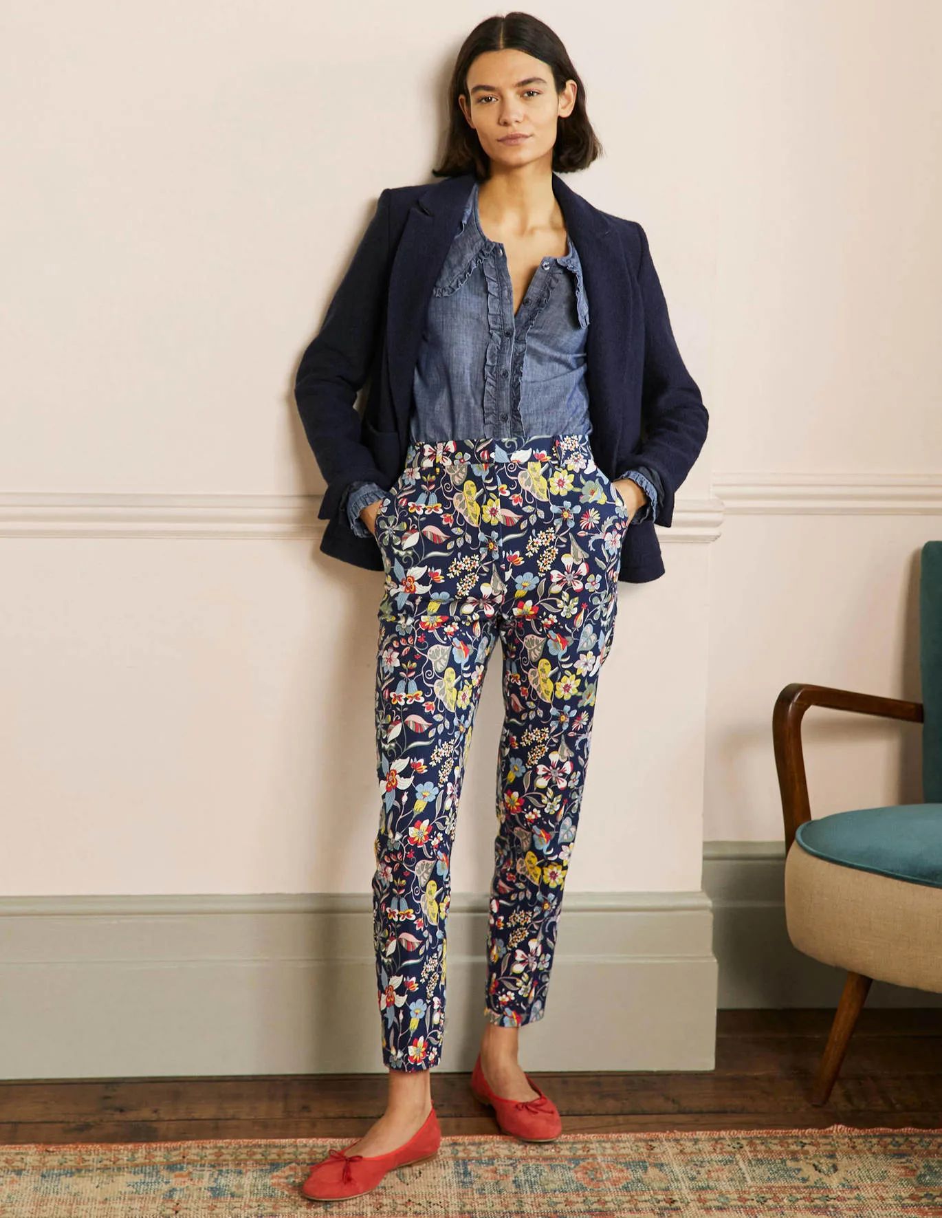 Carrie Printed Pants | Boden (US)