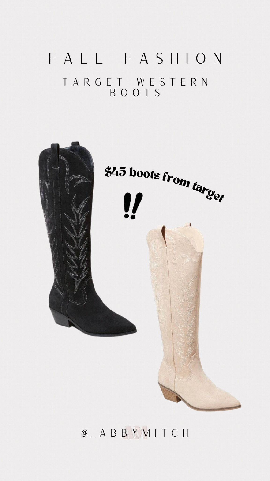 Western boots. Cowboy boots. Fall fashion. Fall fashion trends. Fall boots. Western fashion. Cowboy boot inspo. Fall fashion inspo. Fall fashion finds. Fall ootd. Western ootd. Fall ootd. 2023 fashion trends. Fashion trends. Currently trending. Trendy fashion. Cowboy boots. Target finds  

#LTKSeasonal #LTKstyletip #LTKshoecrush