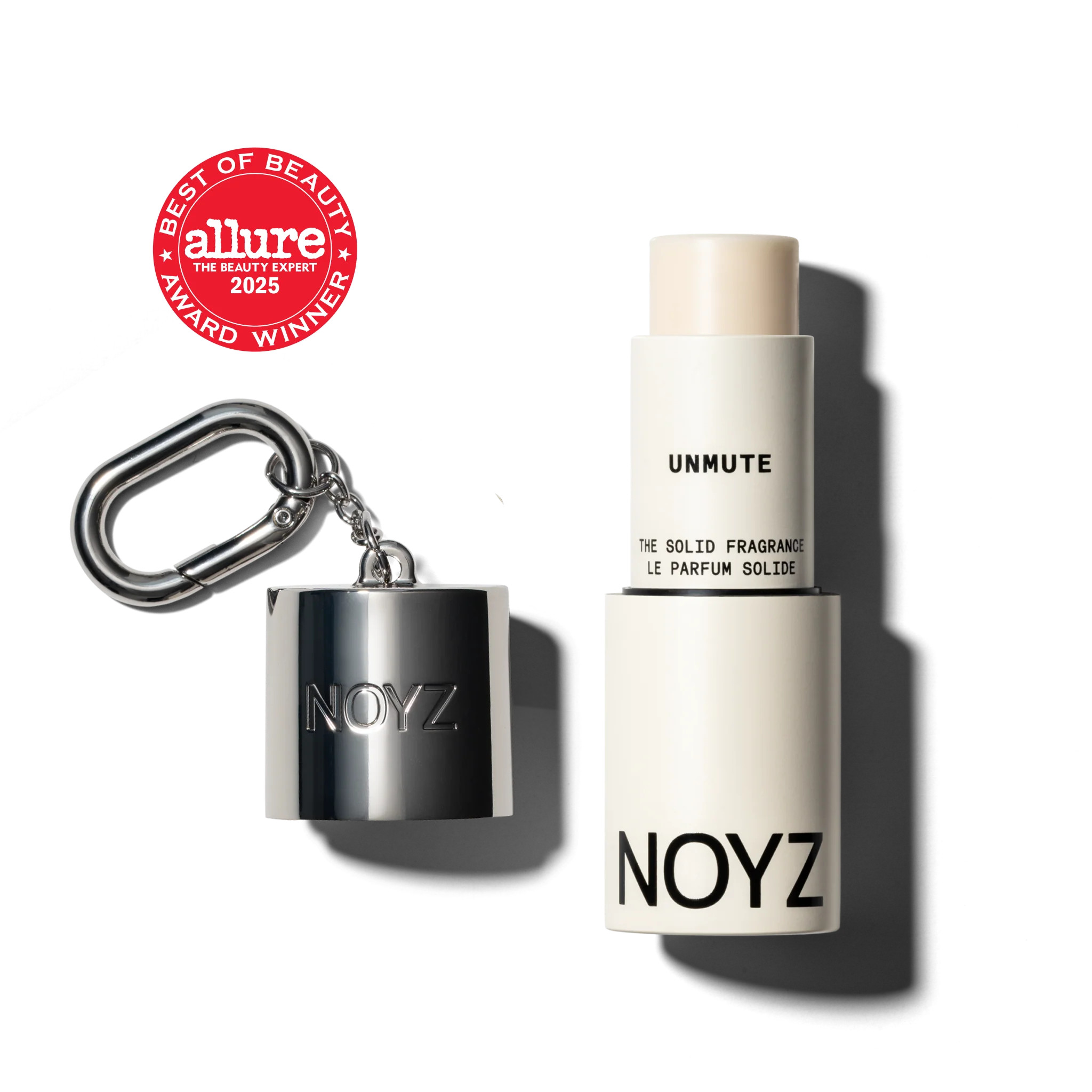 NOYZ | Unmute Solid Fragrance + Chrome Bag Charm | Noyz