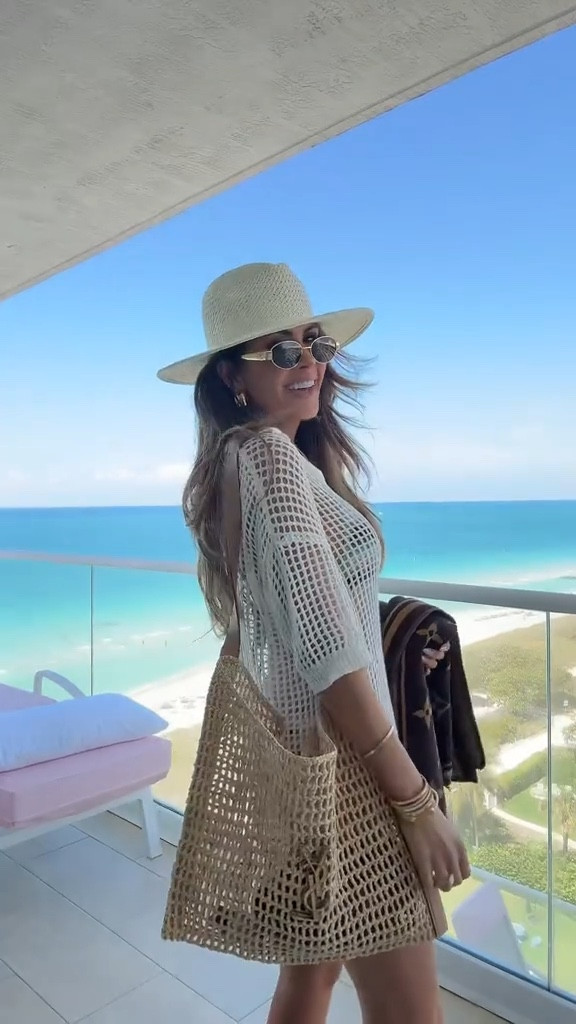 Lowkey I 🤍 the $550 version of this suit🙈 BUT I found a mucccchhh better alternative. Same with the coverup & sandals🙌🏽 now maybe i can hit up bal Harbour shops since I’m out here saving #girlmath This is THE vacation outfit 

#LTKStyleTip #LTKSwim #LTKTravel