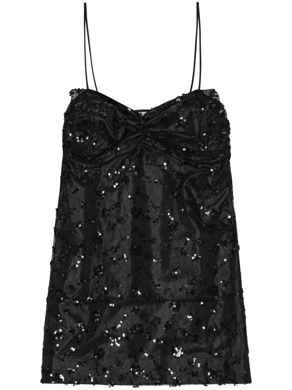 GANNI sequin-embellished Minidress - Farfetch | Farfetch Global