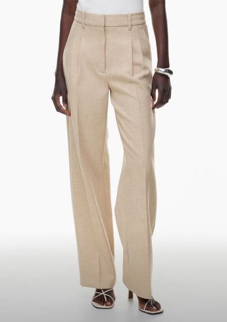 trousers. silk blouse. neutrals  

#LTKxMadewell