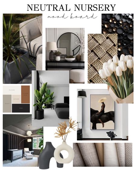 Who else loves a good mood board 👀 I out this lil baby together when coming up with my Neutral Nursery design 🤎

#LTKHome