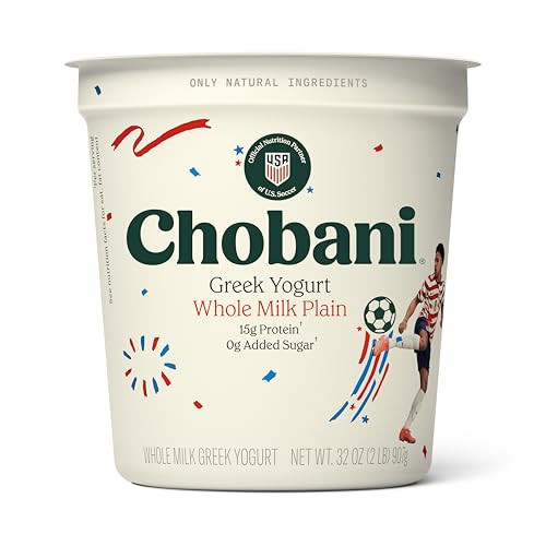 Chobani® Whole Milk Plain Greek Yogurt 32oz | Amazon (US)