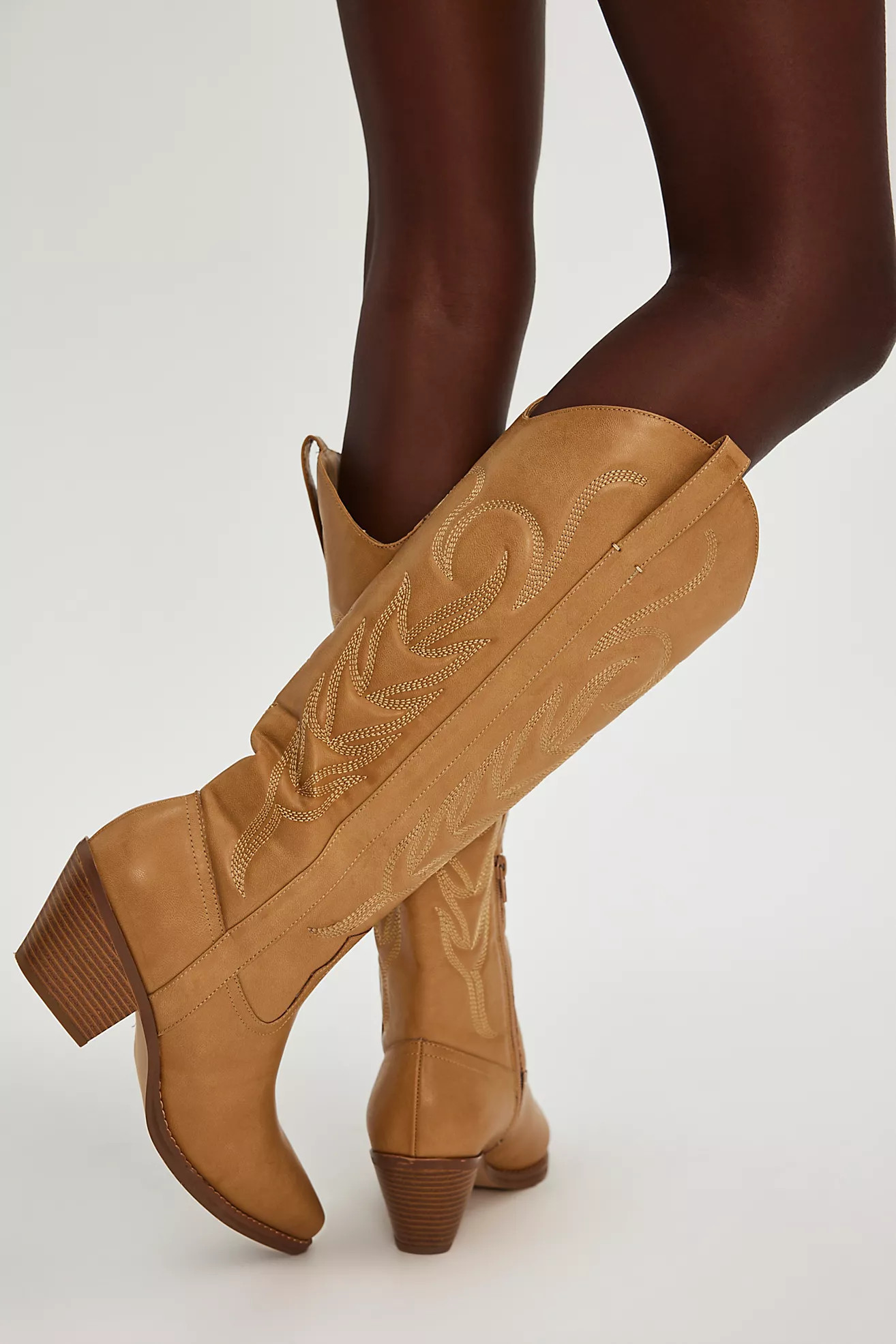 Vegan Acres Tall Western Boots | Free People (Global - UK&FR Excluded)