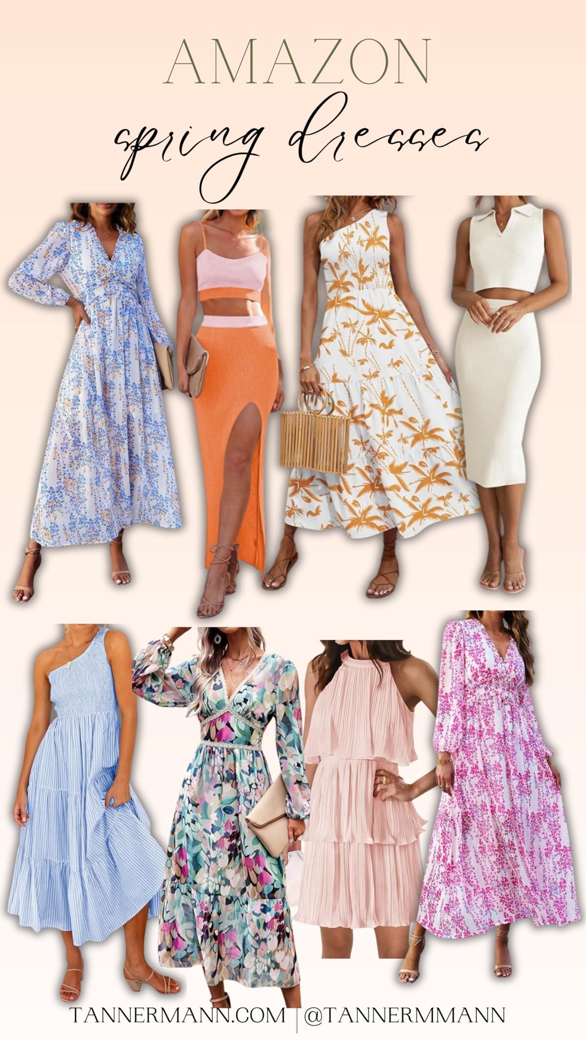 Women's V Neck Long Sleeve Wrap Maxi Dress A Line Empire Waist Boho Beach Party Cocktail Floral Casual Chiffon Dress | Amazon (US)