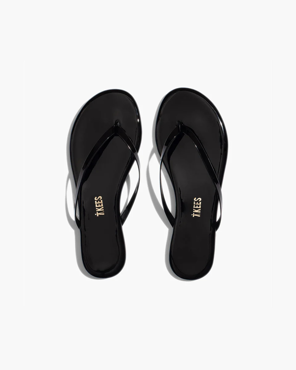 Lily Glosses in Licorice | Flip-Flops | Women's Footwear | TKEES
