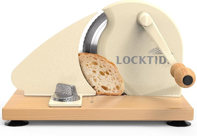 Manual Bread Slicer for Homemade Sourdough Bread, Hand Crank Bread Slicer With Scale Line, Suctio... | Amazon (US)