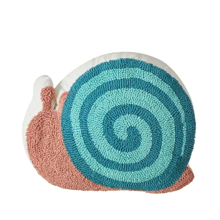 Mainstays Snail Shaped Decorative Throw Pillow for Teens/Adults – 16" x 12.5" | Walmart (US)