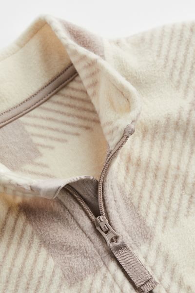 Patterned Fleece Jacket | H&M (US + CA)