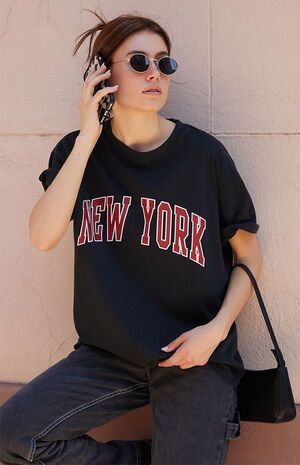 John Galt Black New York T-Shirt | PacSun