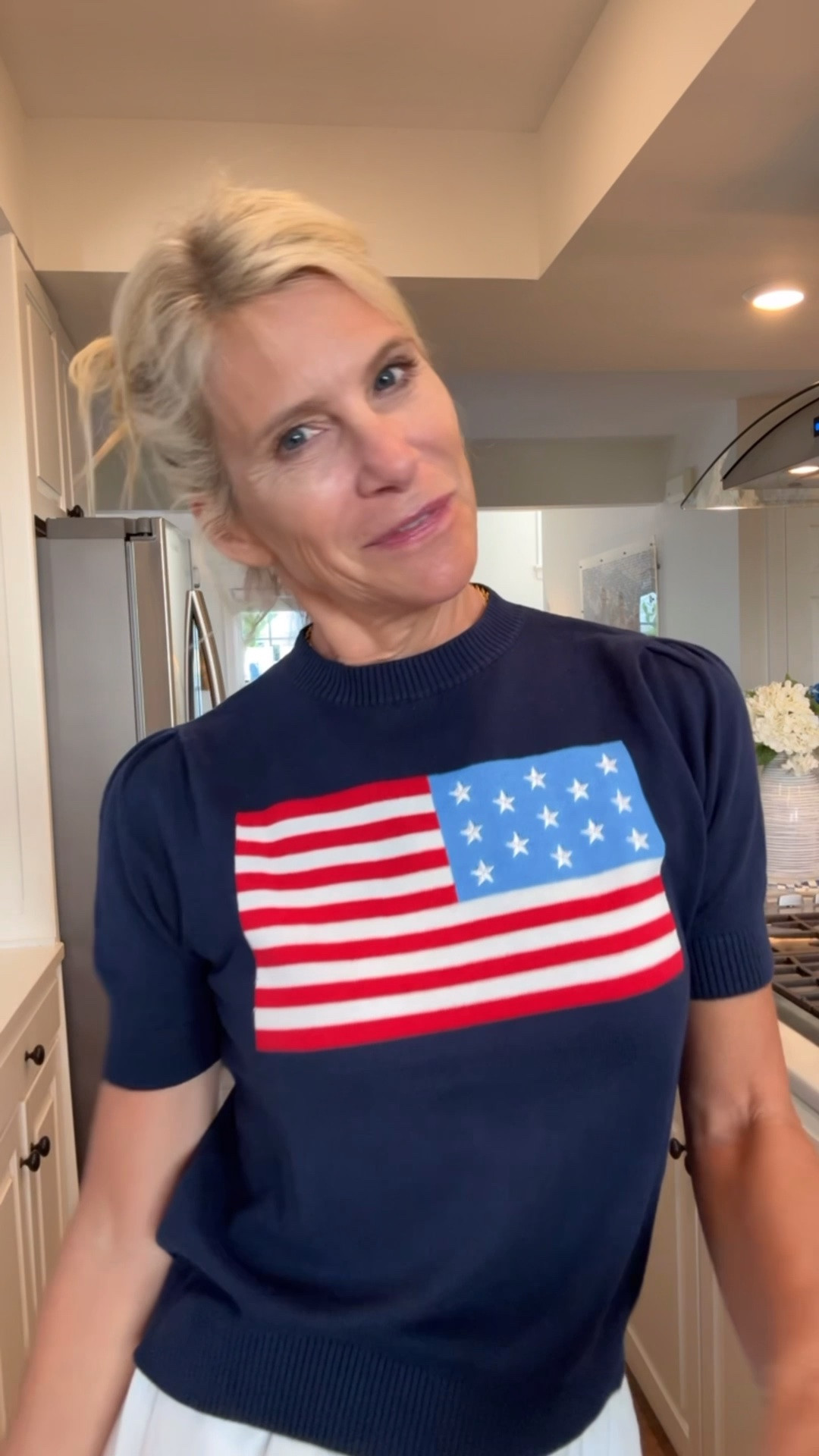 The best American flag sweater that’s perfect for the 4th of July!!  Get it quickly!  I’m in small

#LTKootd #LTKOver40 #LTKSeasonal