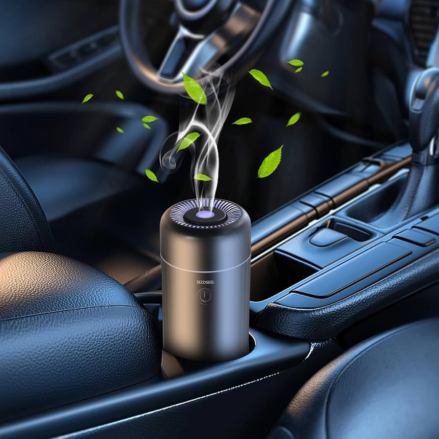 SEEDSEEL Car Aromatherapy Diffusers for Essential Oils\uff0cMini USB Air Scent Small Humidifier w... | Amazon (US)