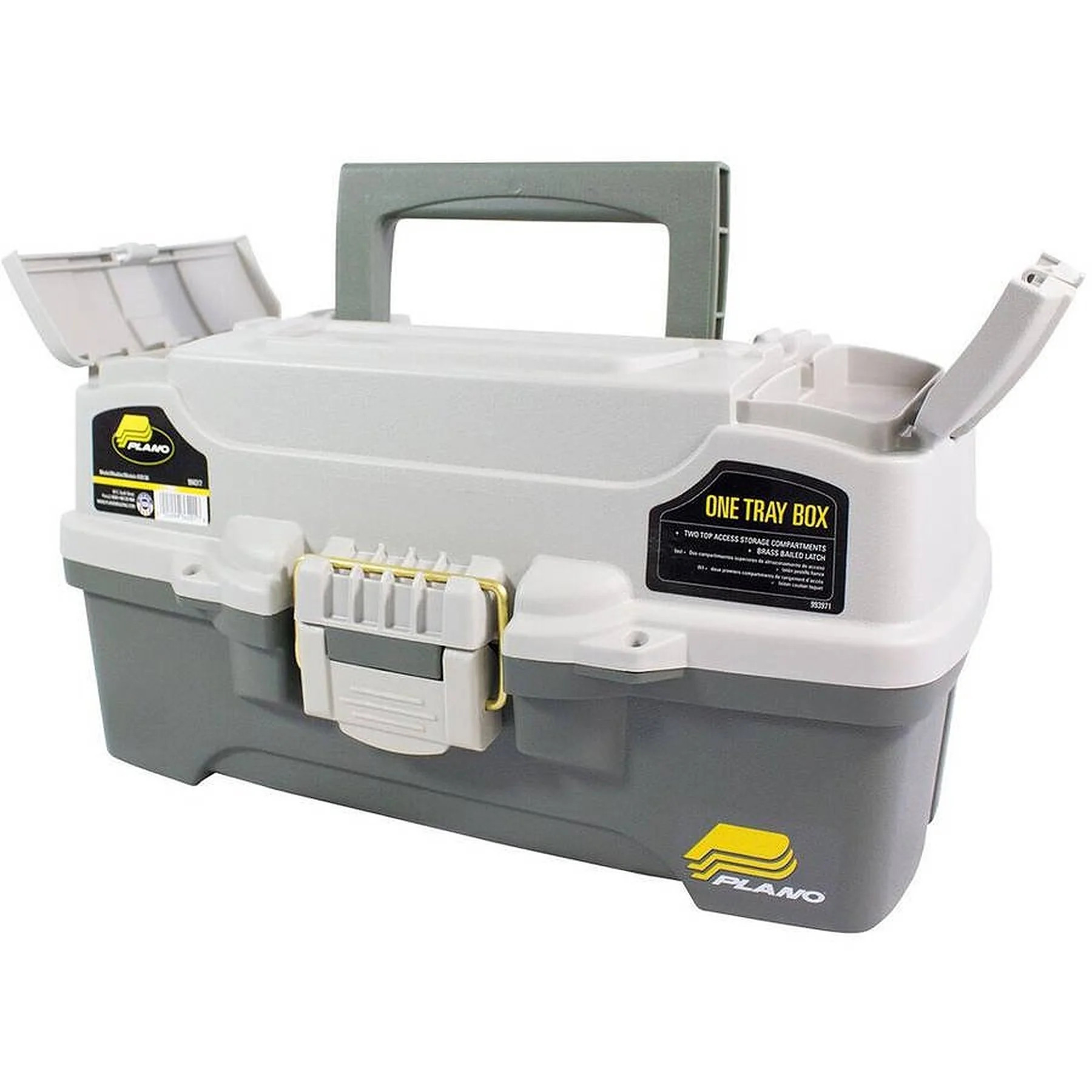 Plano 6201 One-Tray Tackle Box, Bait Storage, Extending Cantilever-tray Design - Walmart.com | Walmart (US)