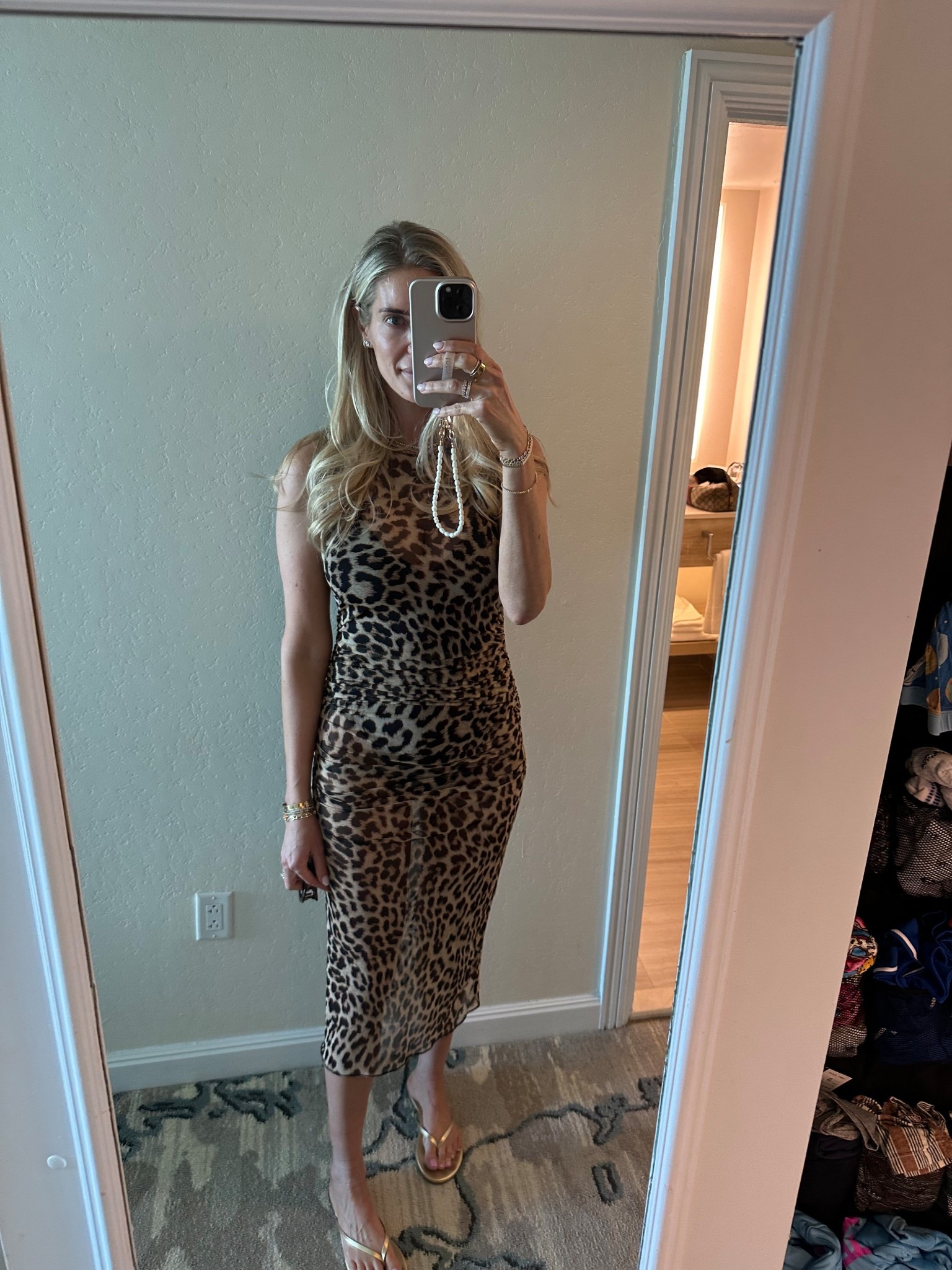 Leopard mesh coverup 

#LTKTall #LTKmomlife #LTKSwim