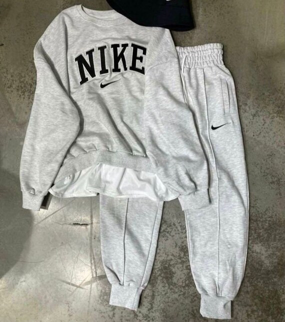 Nike Inspired Set Nike Inspired Sweatpants Sweatshirt Women | Etsy | Etsy (US)