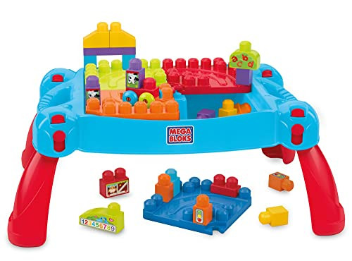 MEGA Bloks First Builders Build 'n Learn Table [Amazon Exclusive] | Amazon (US)