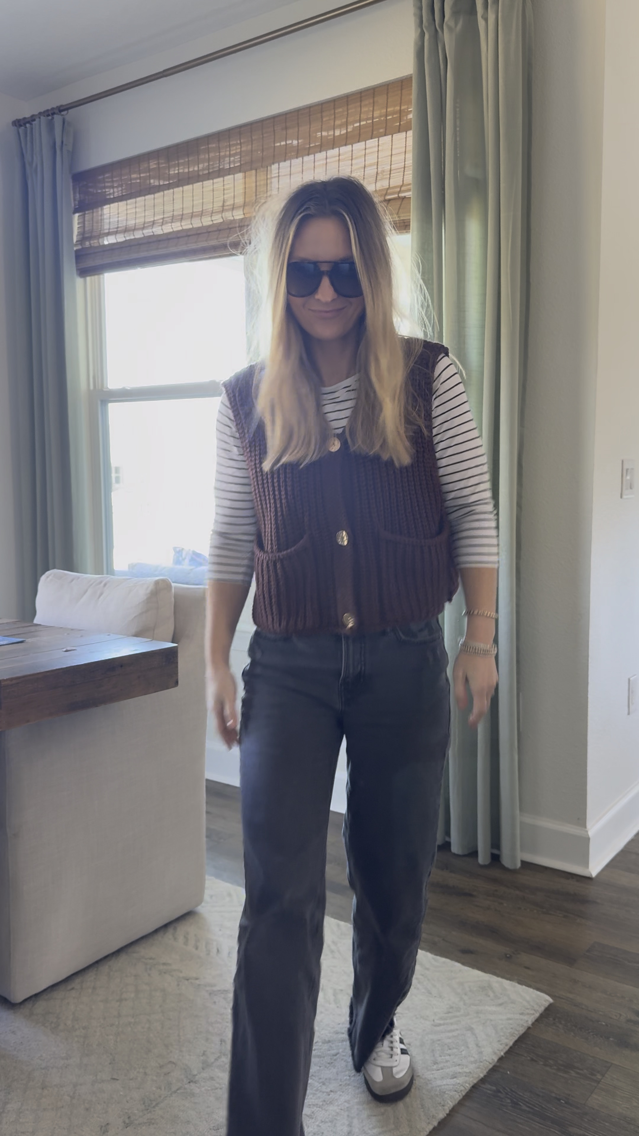 Love layering this vest over a long sleeve top to make it winter worthy here in Florida. 

#LTKStyleTip #LTKFindsUnder50