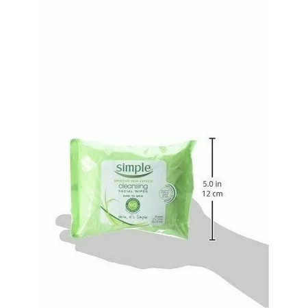 Simple Cleansing Facial Wipes 25 Count 3 Pack | Walmart (US)