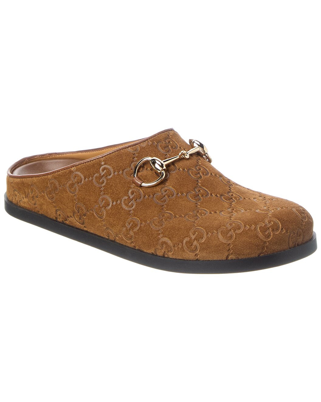 Gucci Horsebit Suede Mule | Gilt & Gilt City