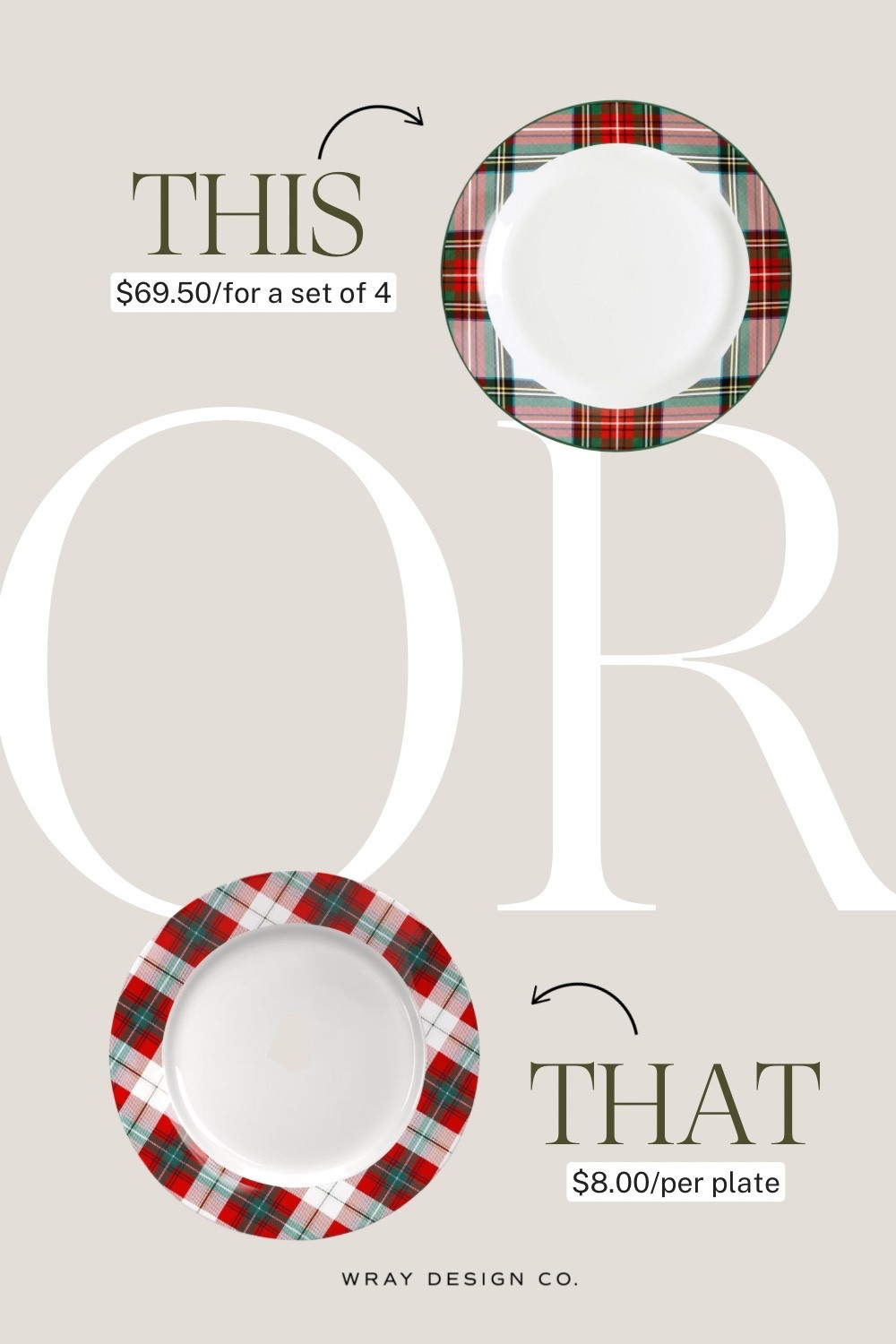 Your weekly look for less is here! Featuring holiday dinner plates with the Ralph Lauren aesthetic. Will you splurge at Pottery Barn or are you buying the dupe at Target? Let me know via the comments!

#LTKHome #LTKfoodie #LTKHoliday