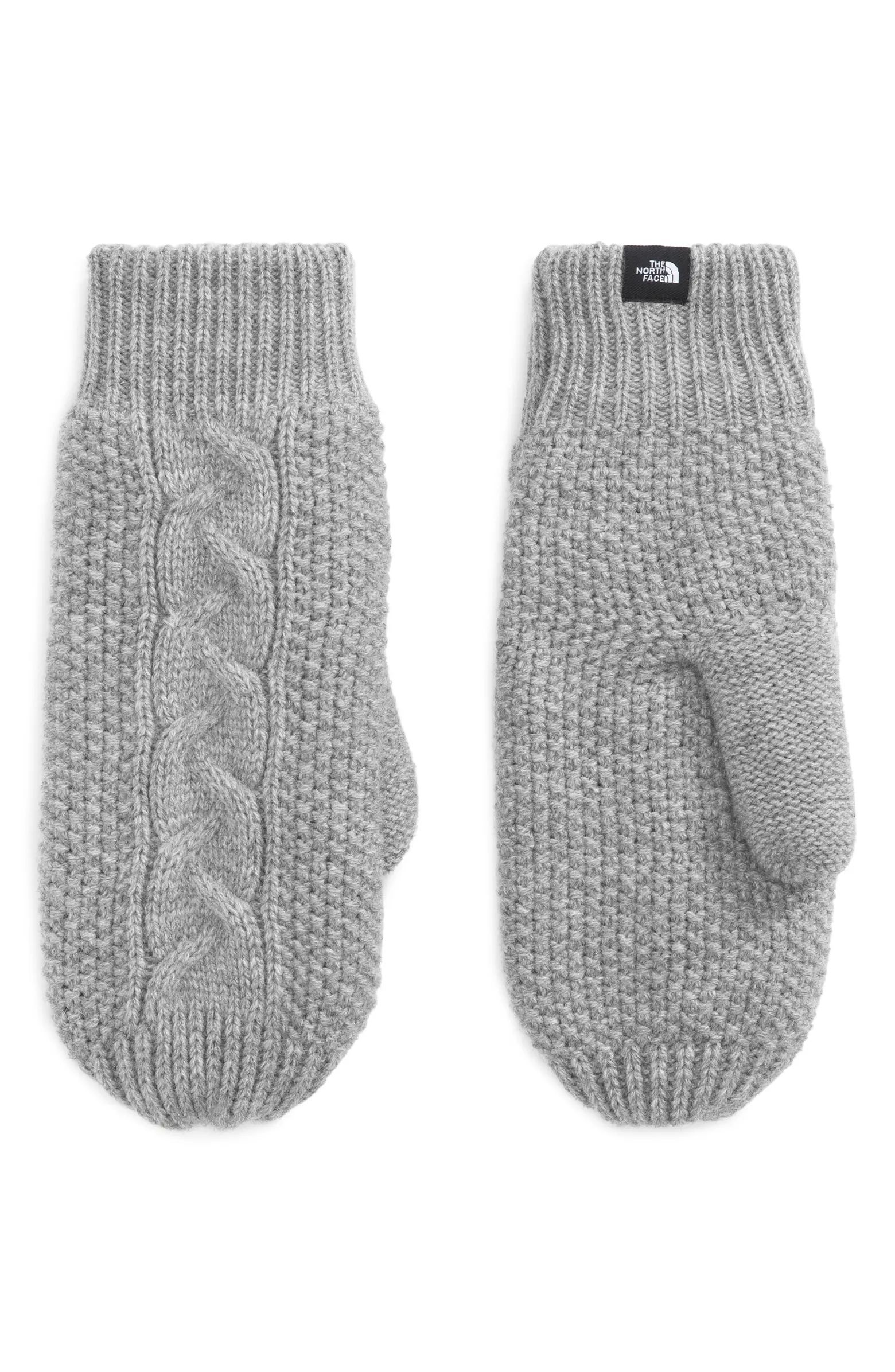 The North Face Minna Cable Knit Mittens | Nordstrom | Nordstrom