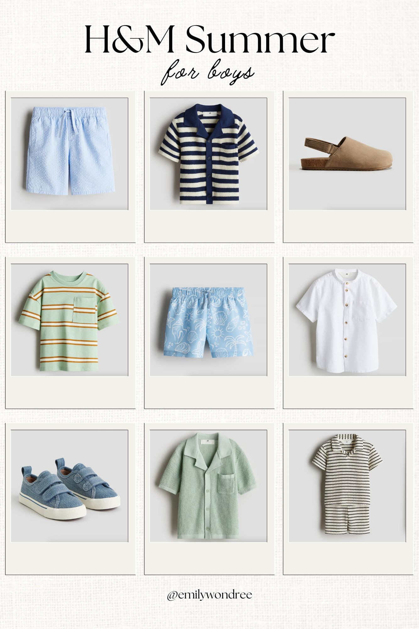 H&M Summer Outfits for Boys #hm #summeroutfits #kidsoutfit #boysoutfit 

 #LTKSummerEdit #LTKFindsUnder50 #LTKKids