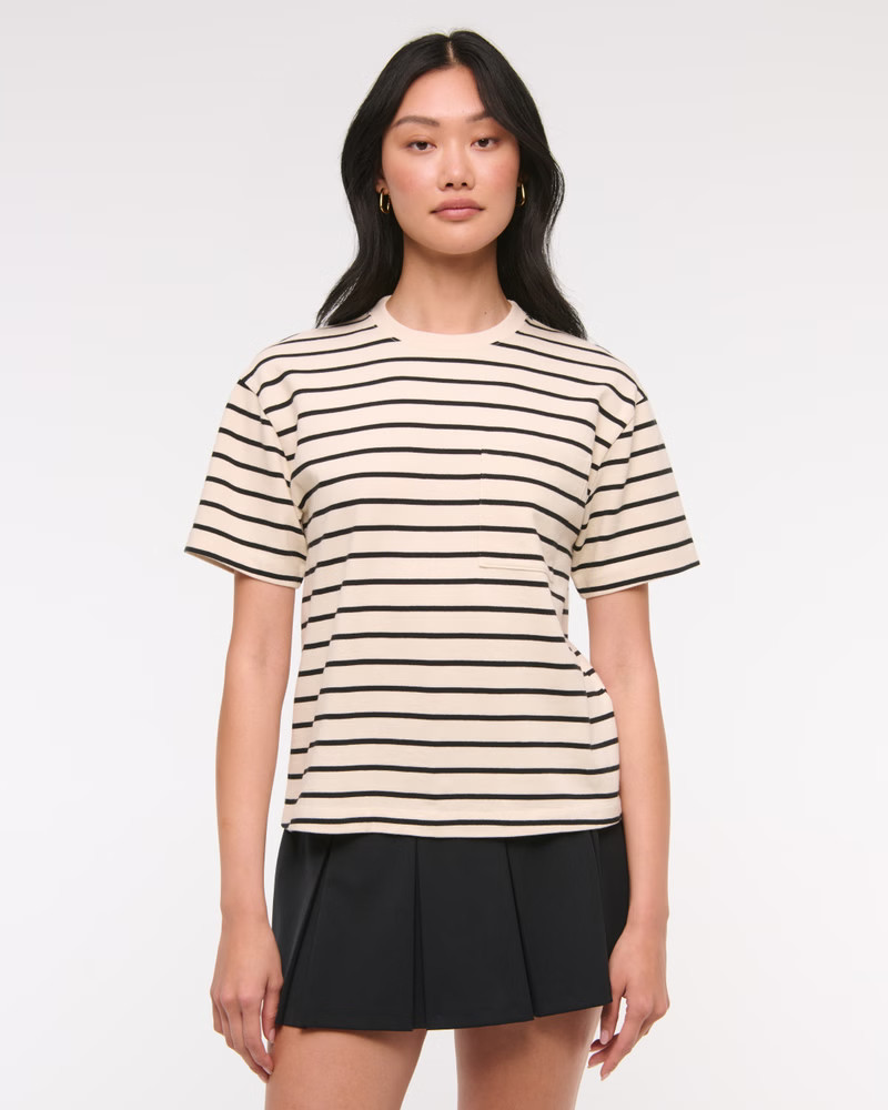 Women's Easy Pocket Tee | Women's Tops | Abercrombie.com | Abercrombie & Fitch (US)