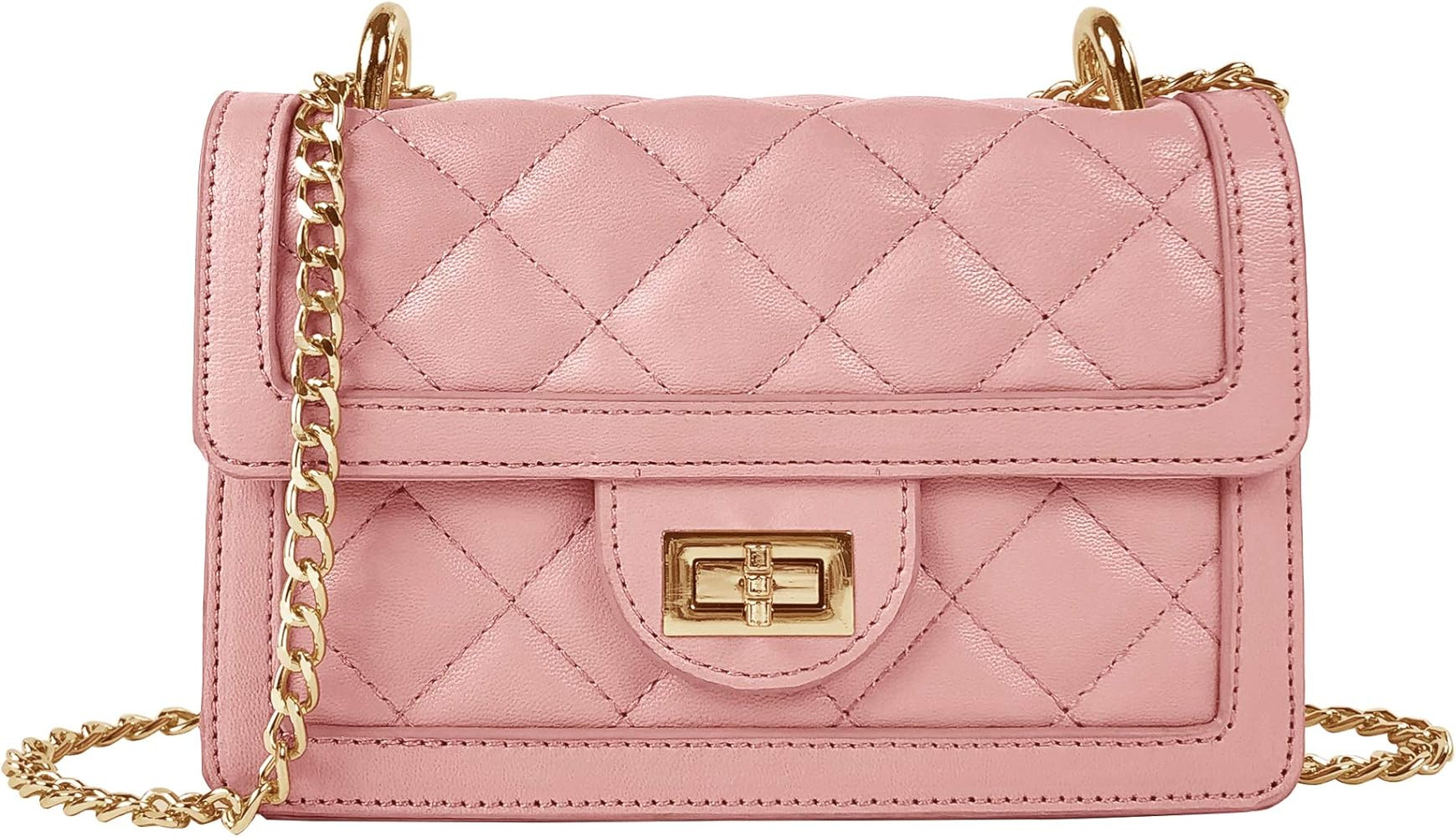 SG SUGU Small Quilted Crossbody Bag, Trendy Designer Mini Shoulder Bag, Phone Wallet Purse for Wo... | Amazon (US)