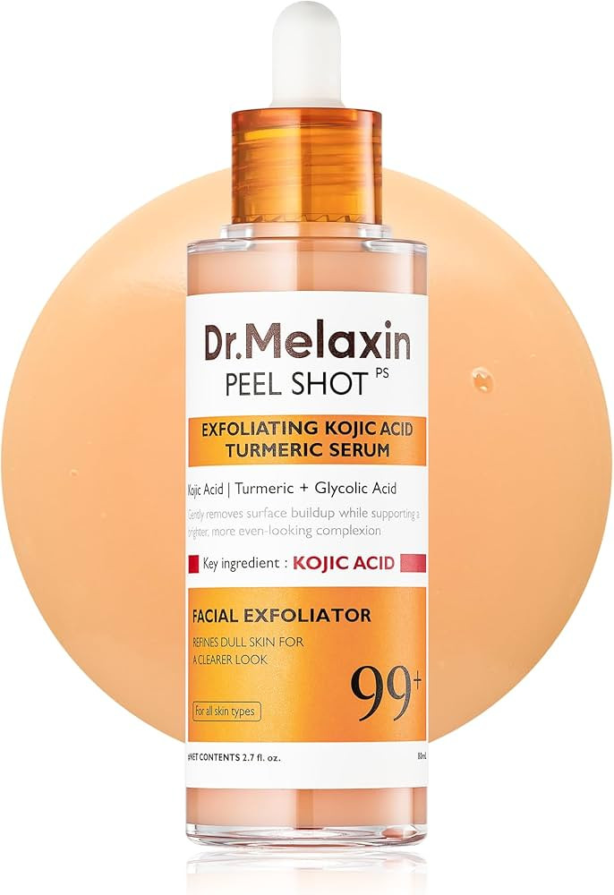 Dr.Melaxin Peel Shot Kojic Acid Turmeric Serum 80ml For Dark Spot Care Exfoliaing Dead Skin Korea... | Amazon (US)