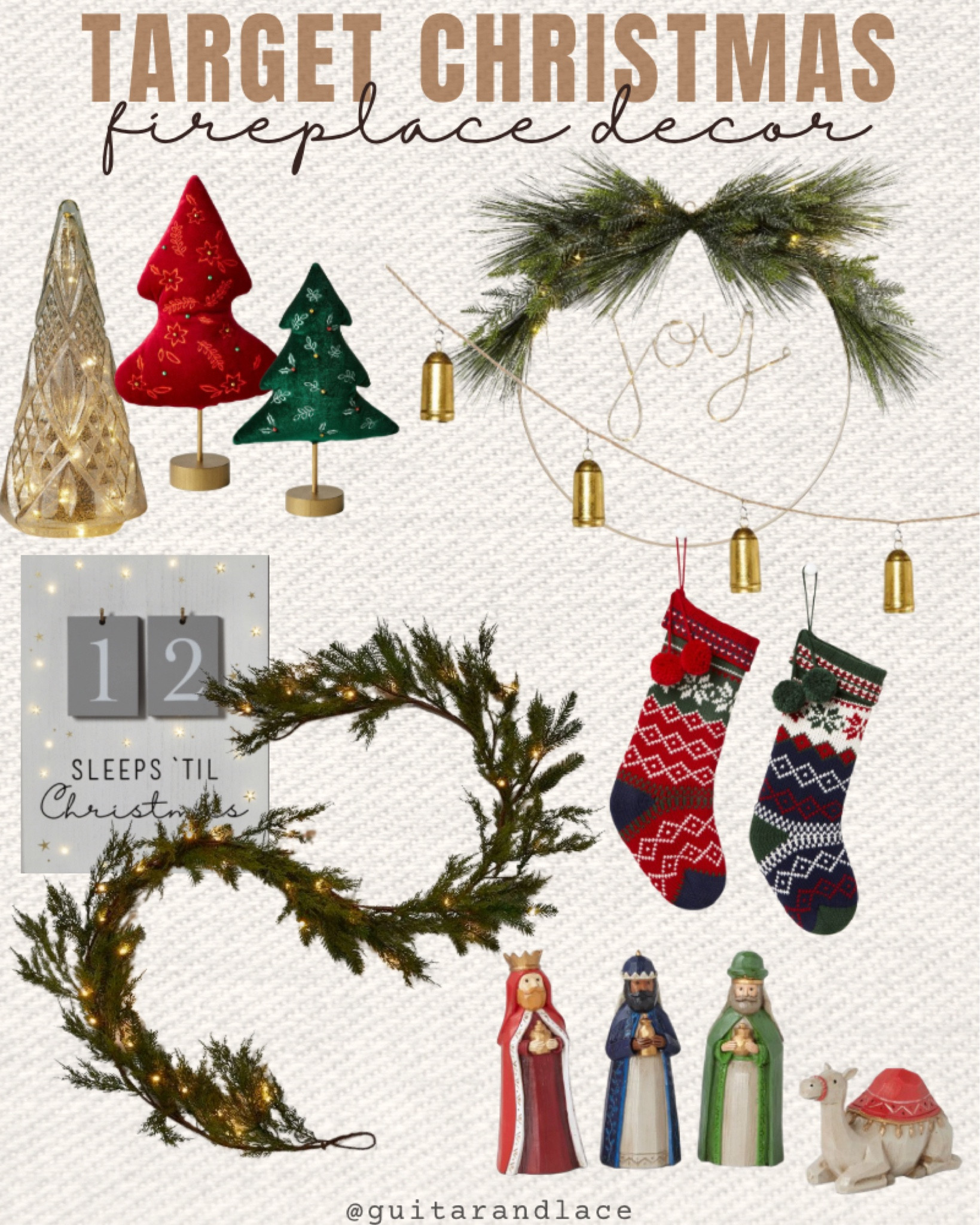 Target home. Christmas decor. Target Christmas. Christmas fireplace decor. Christmas garland. Christmas. Christmas wreath. Holiday decor.￼

#LTKSeasonal #LTKHoliday #LTKhome