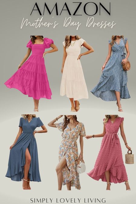 Amazon Mother's Day Dresses. Pink dresses for girl moms. Blue dresses for boy moms. Floral dresses. Spring dresses. #LTKfind

#LTKstyletip #LTKfindsunder50 #LTKSeasonal