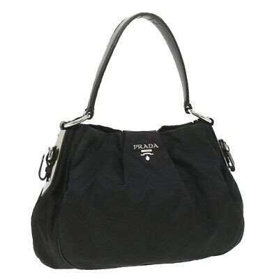 PRADA Shoulder Bag Nylon Black Auth ro605  | eBay | eBay US