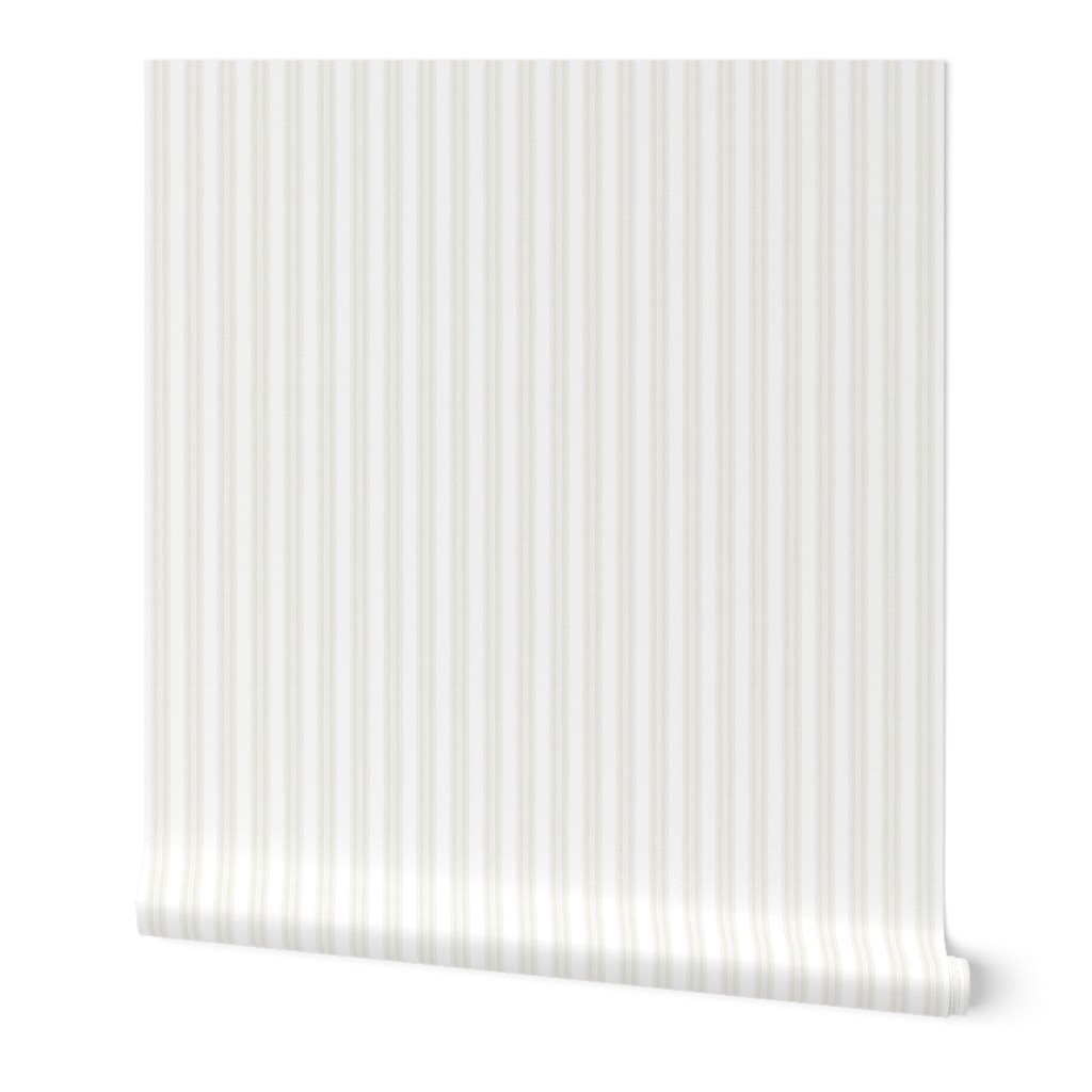 white and Cream4 Anderson Stripe Wallpaper | Spoonflower | Spoonflower