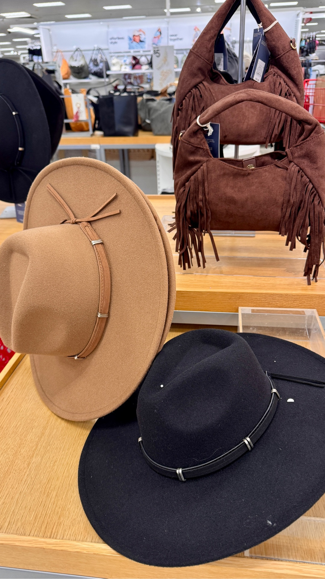 Western accessories for fall. 

Suede purse, felt cowboy hat, western pins, fringe purse, crescent handbag, western cowboy hat, horseshoe pin, wide brim hat, fedora hat

#LTKSeasonal #LTKFallSale #LTKStyleTip