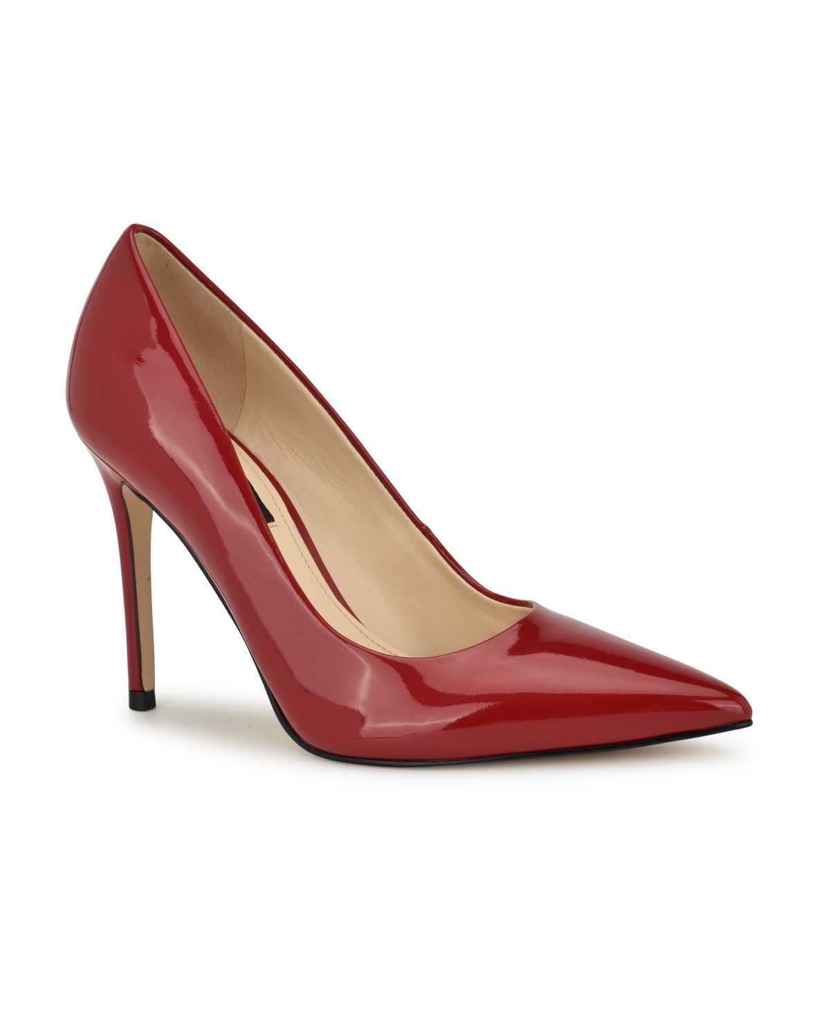 Nine West Women's Fresh Slip-On Stiletto Pumps - Red Patent | Macy's